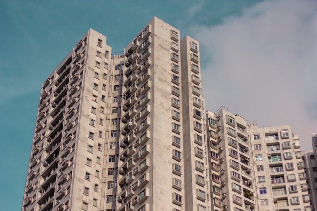 Photo High-rise buildings